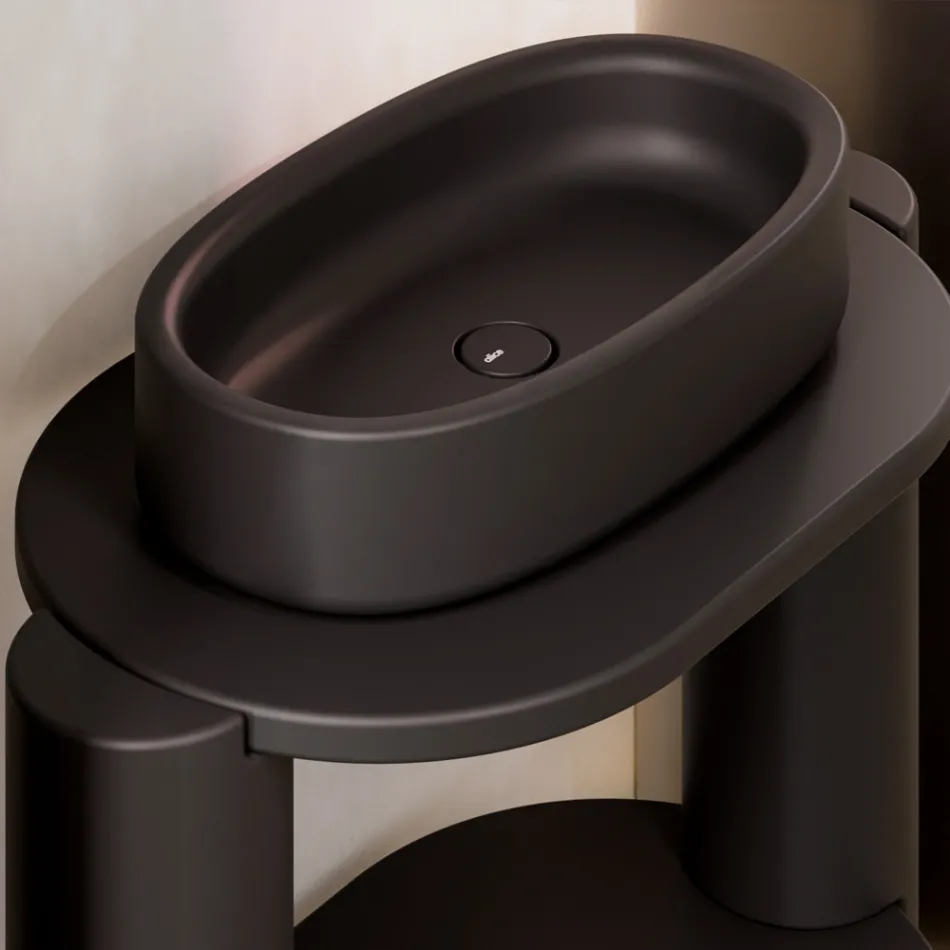 Mobile Bagno in Ceramica di Diversi Colori Made in Italy - Ragazza Viadurini