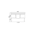 Mobile Bagno Monocolore con Lavabo in Ceramica Bianca - Candy Viadurini