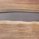 Mobile Credenza 4 Ante Legno di Acacia Naturalistico Homemotion - Maramero Viadurini