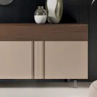 Mobile Credenza da Soggiorno in Legno Ecologico con Cassetti di Lusso - Serris Viadurini