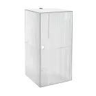 Mobile in Plexiglass da Parete Per Bagno in 4 Colori Made in Italy - Ligea Viadurini