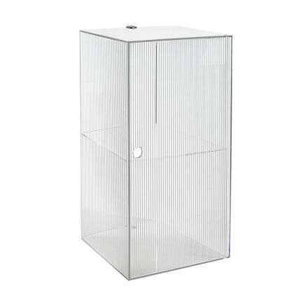 Mobile in Plexiglass da Parete Per Bagno in 4 Colori Made in Italy - Ligea Viadurini