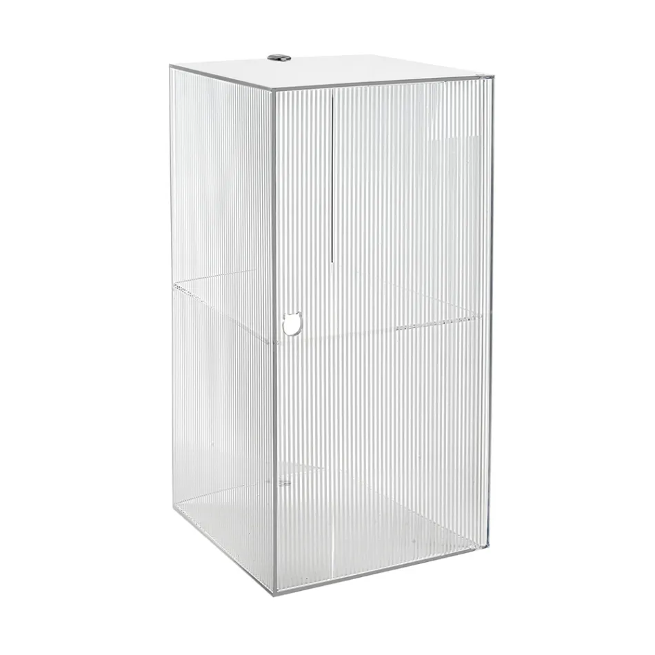 Mobile in Plexiglass da Parete Per Bagno in 4 Colori Made in Italy - Ligea Viadurini