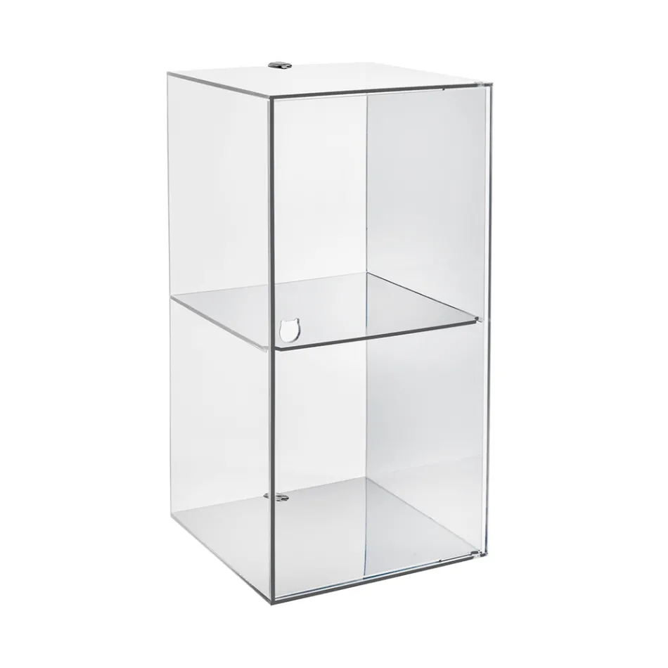 Mobile in Plexiglass da Parete Per Bagno in 4 Colori Made in Italy - Ligea Viadurini
