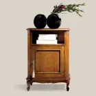 Mobile Porta Telefono Classico in Legno con Anta Made in Italy - Richard Viadurini