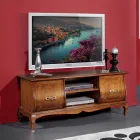 Mobile Porta Tv Classico in Legno con Intarsi Made in Italy - Hastings Viadurini