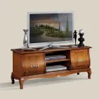 Mobile Porta Tv Classico in Legno con Intarsi Made in Italy - Hastings Viadurini