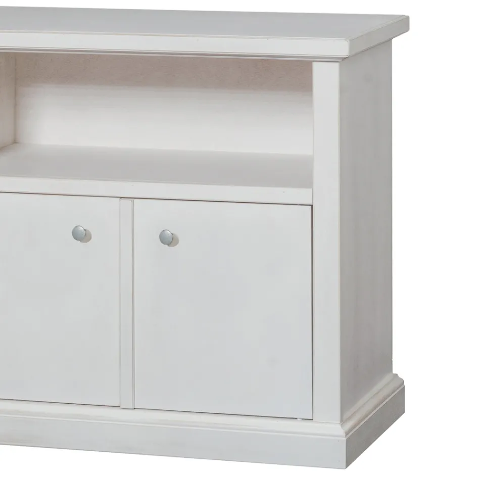 Mobile Porta Tv con Vano a Giorno e 2 Ante Made in Italy - Alpan Viadurini