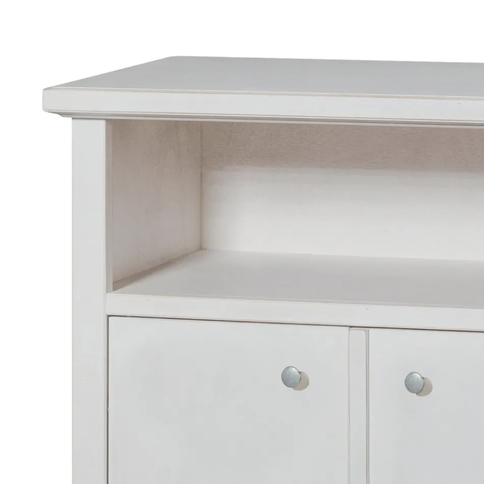 Mobile Porta Tv con Vano a Giorno e 2 Ante Made in Italy - Alpan Viadurini