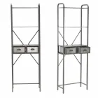 Mobiletto da Bagno Industrial di Design Moderno in Ferro - Pome Viadurini