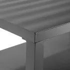 Mobiletto da Esterno in Alluminio con 2 Ante - Fotocamera Viadurini