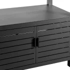 Mobiletto da Esterno in Alluminio con 2 Ante - Fotocamera Viadurini