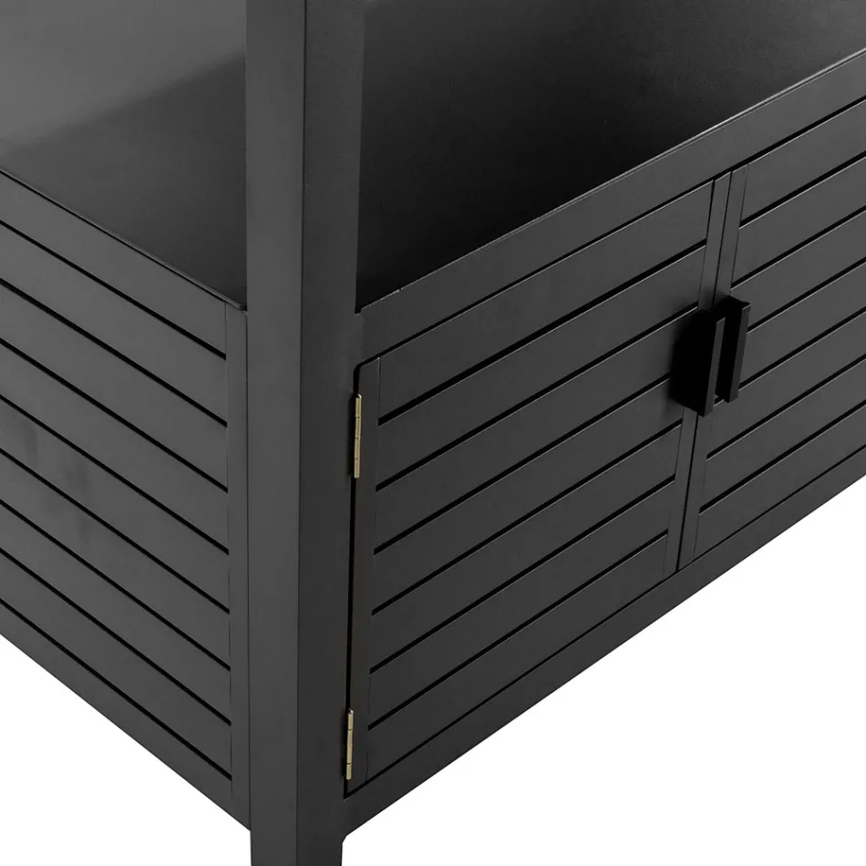 Mobiletto da Esterno in Alluminio con 2 Ante - Fotocamera Viadurini