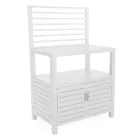 Mobiletto da Esterno in Alluminio con 2 Ante - Fotocamera Viadurini