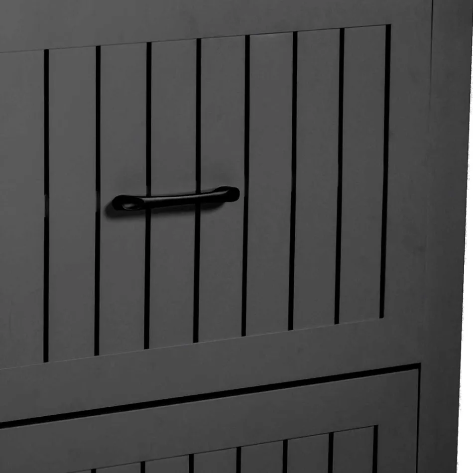 Mobiletto da Esterno in Alluminio con 2 Cassetti di Diverse Finiture - Hotel Viadurini