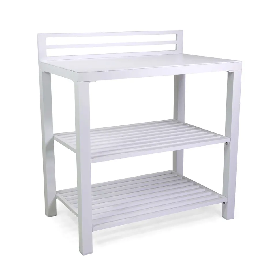 Mobiletto da Esterno in Alluminio di Diverse Misure - Fotocamera Viadurini