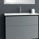 Mobili Arredo Bagno Design a Terra in Legno 90 cm di Lusso Made in Italy - Cizco Viadurini