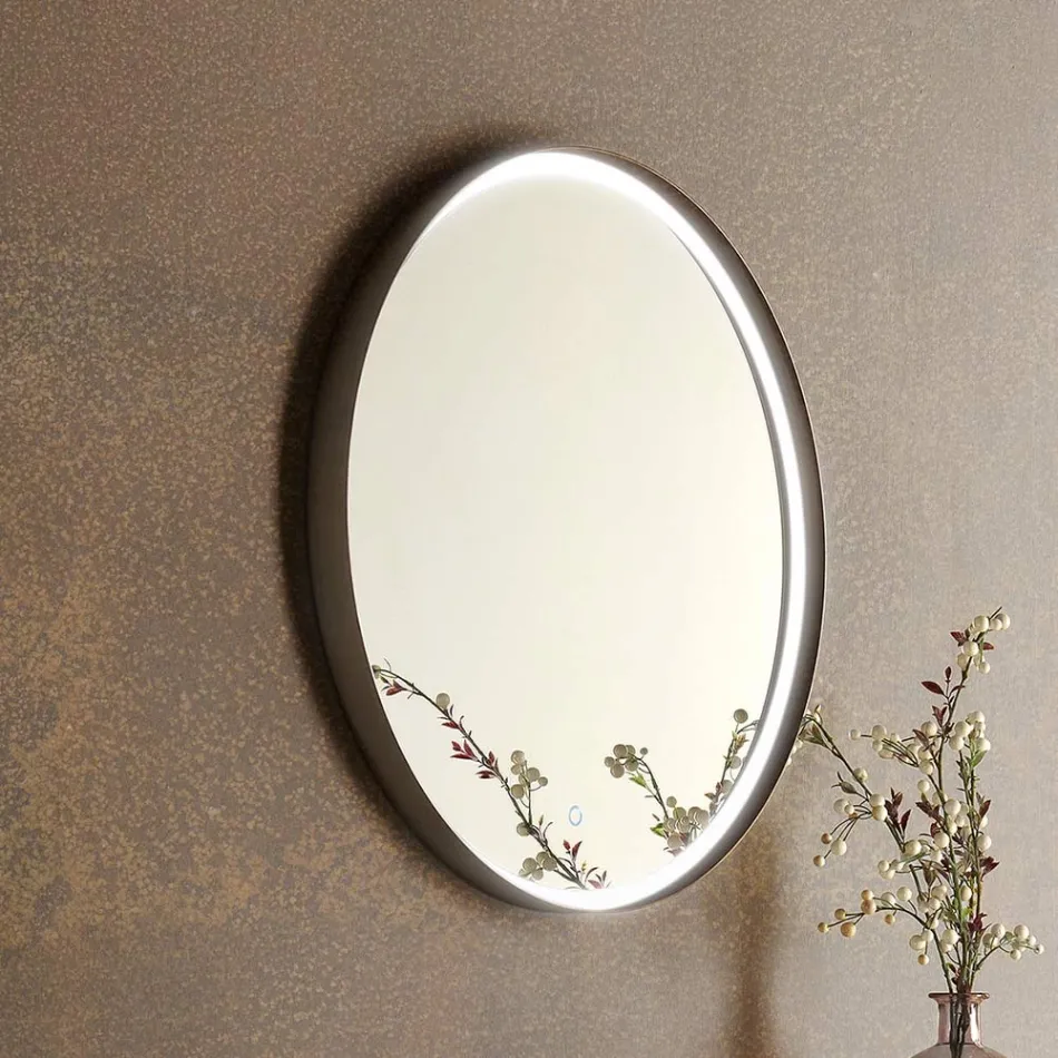 Mobili Bagno Sospesi in Metallo, Legno MDF e Stonelight Made in Italy - Renga Viadurini