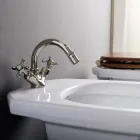 Monoforo Bidet in Ottone Pesante con Scarico Made in Italy -Polignano Viadurini