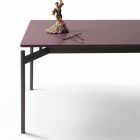My Home Dub tavolo di design in MDF laccato H74xL200cm made in Italy Viadurini