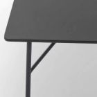 My Home Mek tavolino MDF grigio antracite design L79xH39cm made Italy Viadurini