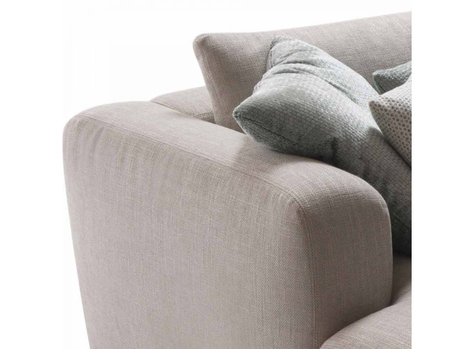 My Home Softly divano componibile di design in tessuto made in Italy Viadurini