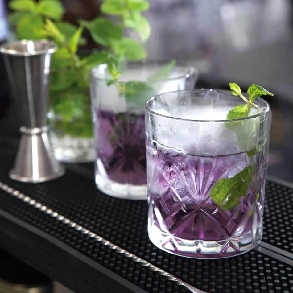 Old Fashioned Bicchieri Tumbler Basso da Cocktail 12 Pezzi Cristallo - Cantabile Viadurini