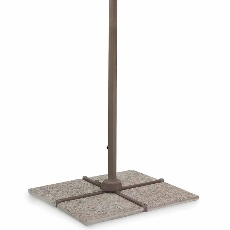 Ombrellone da Giardino 3x4 in Poliestere con Struttura in Alluminio - Texas Viadurini