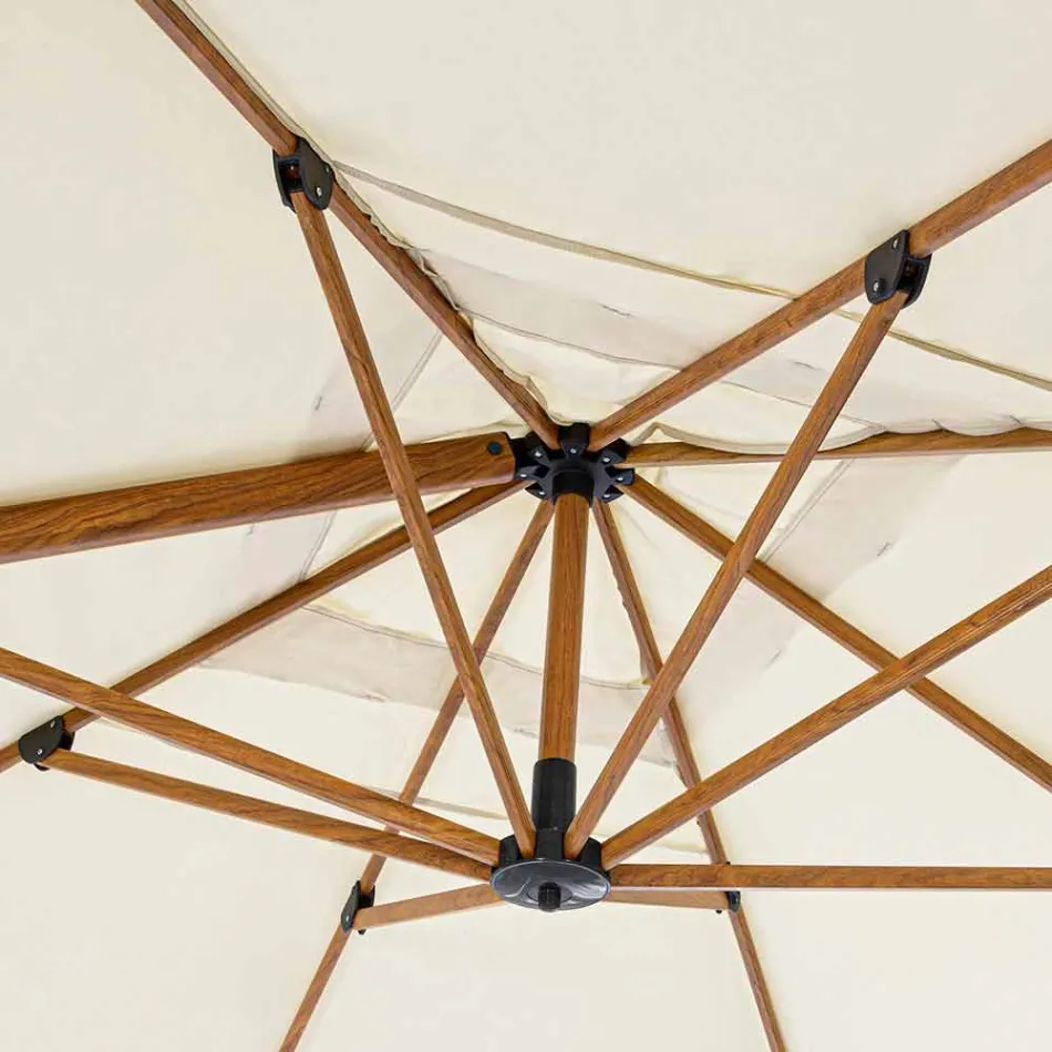 Ombrellone da Giardino 3x4m in Alluminio e Poliestere, Homemotion - Marco Viadurini