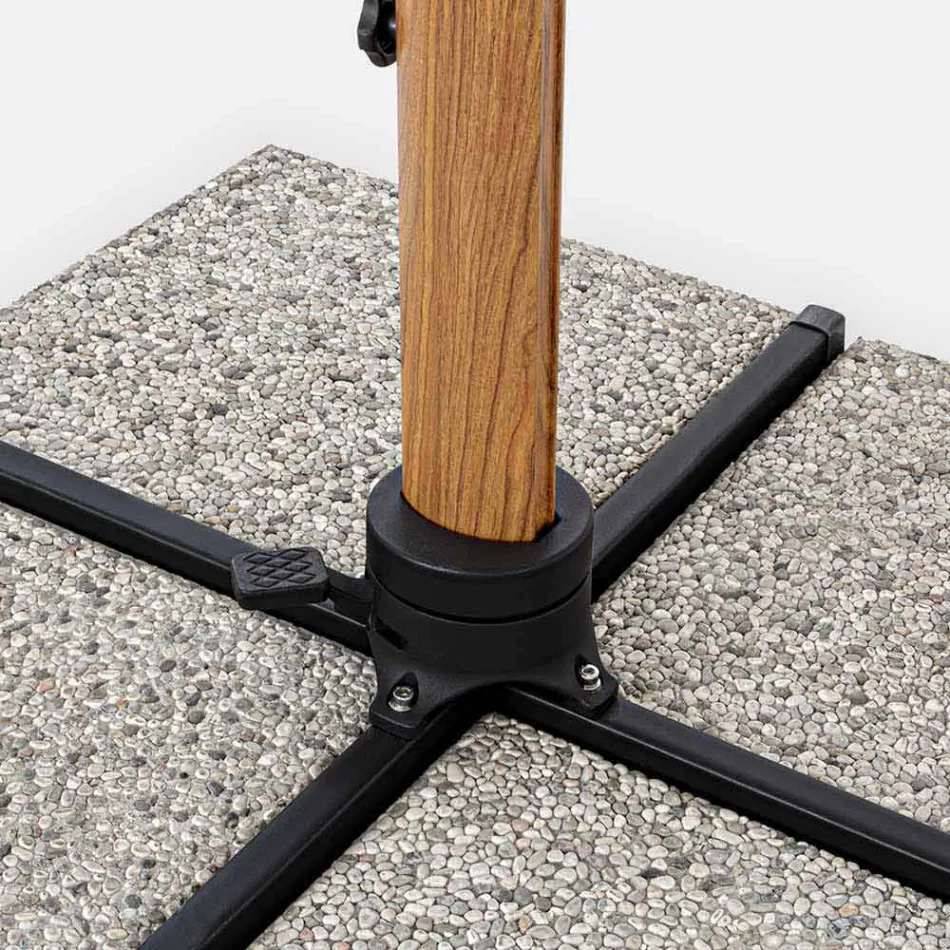 Ombrellone da Giardino 3x4m in Alluminio e Poliestere, Homemotion - Marco Viadurini