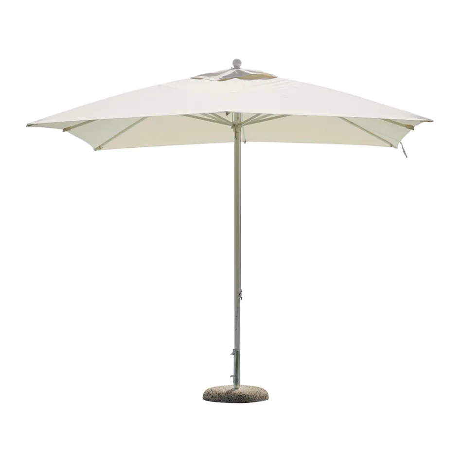 Ombrellone da Giardino con Telo Colorato e Struttura in Alluminio - Norbert Viadurini