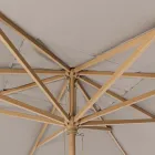 Ombrellone da Giardino con Telo Poliestere Tortora 3x4 mt, Homemotion - Lucius Viadurini