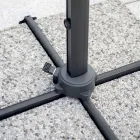 Ombrellone in Poliestere con Maniglione e Palo Laterale - Nexa Viadurini