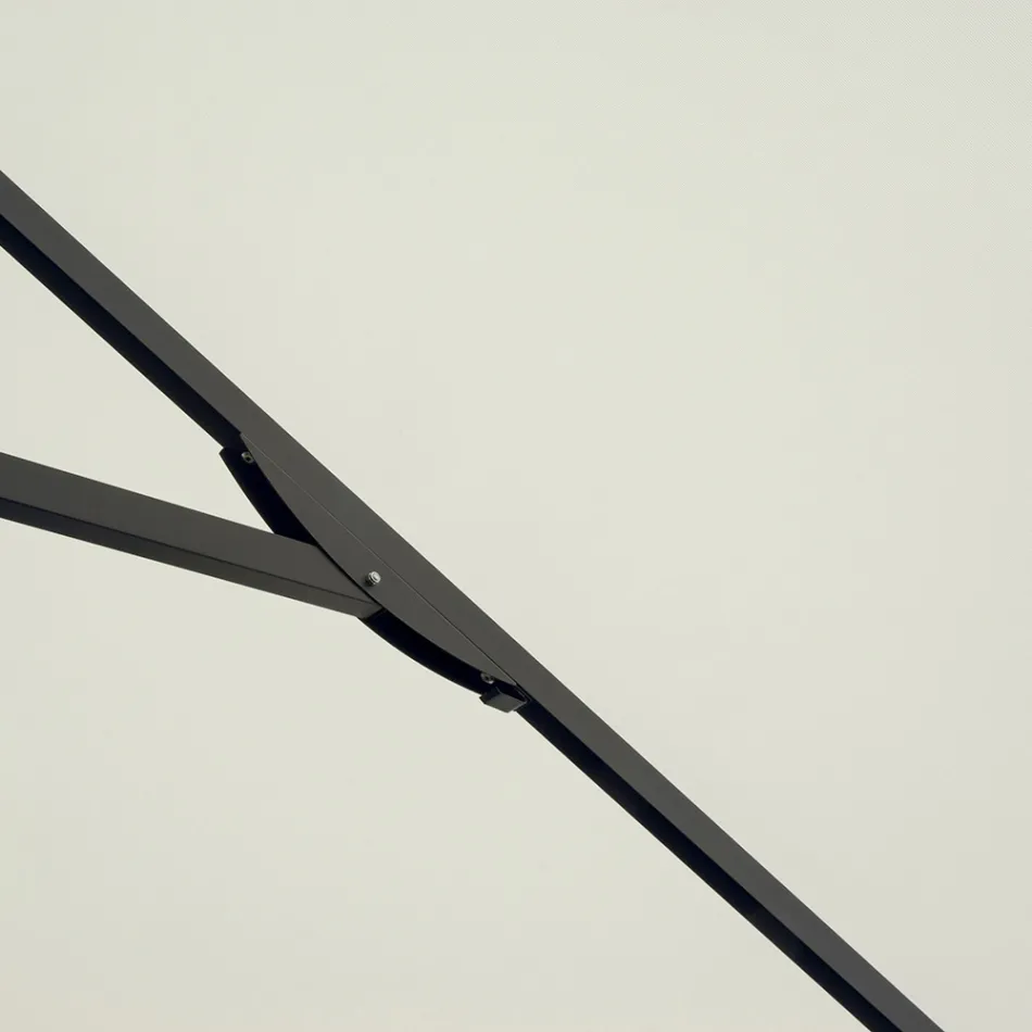 Ombrellone Quadrato 3x3 Metri in Poliestere Resinato - Arbor Viadurini