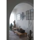 Orologio a Parete di Design Moderno in Ferro Nero o Bianco Made in Italy – Baldo Viadurini