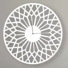 Orologio a Parete Grande e di Design Moderno in Legno Colorato Tondo - Dandalo Viadurini