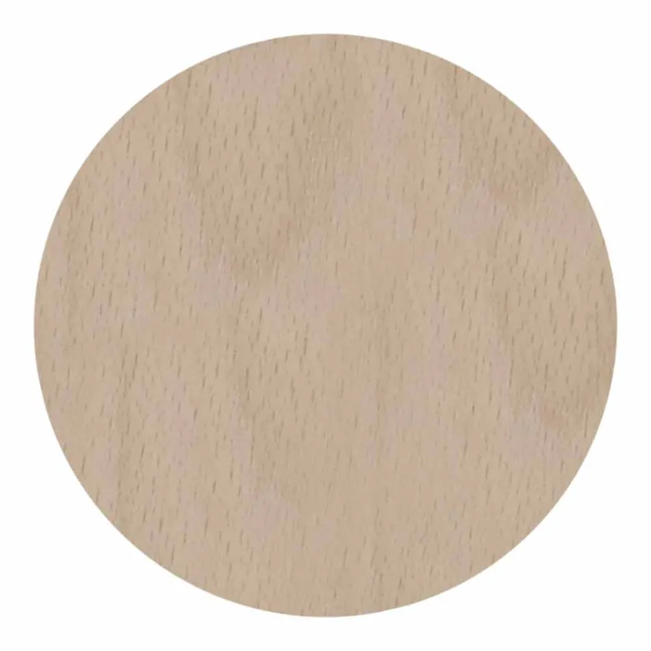 Orologio a Parete in Legno Chiaro o Scuro dal Design Moderno a Fiore - Aquilegia Viadurini