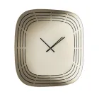 Orologio a Parete in Vetro Spechiato con Incisioni Laser Made in Italy - Cesira Viadurini