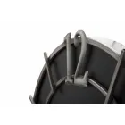 Orologio a Parete Rotondo di Design Moderno in Ferro e MDF - Hope Viadurini