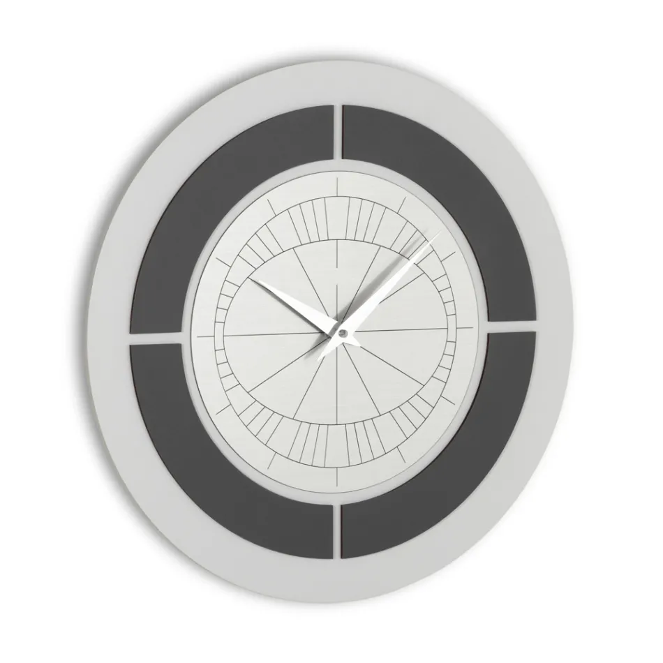 Orologio con Cornice in Rilievo e Polipropilene con Colori Diversi - Lunario Viadurini