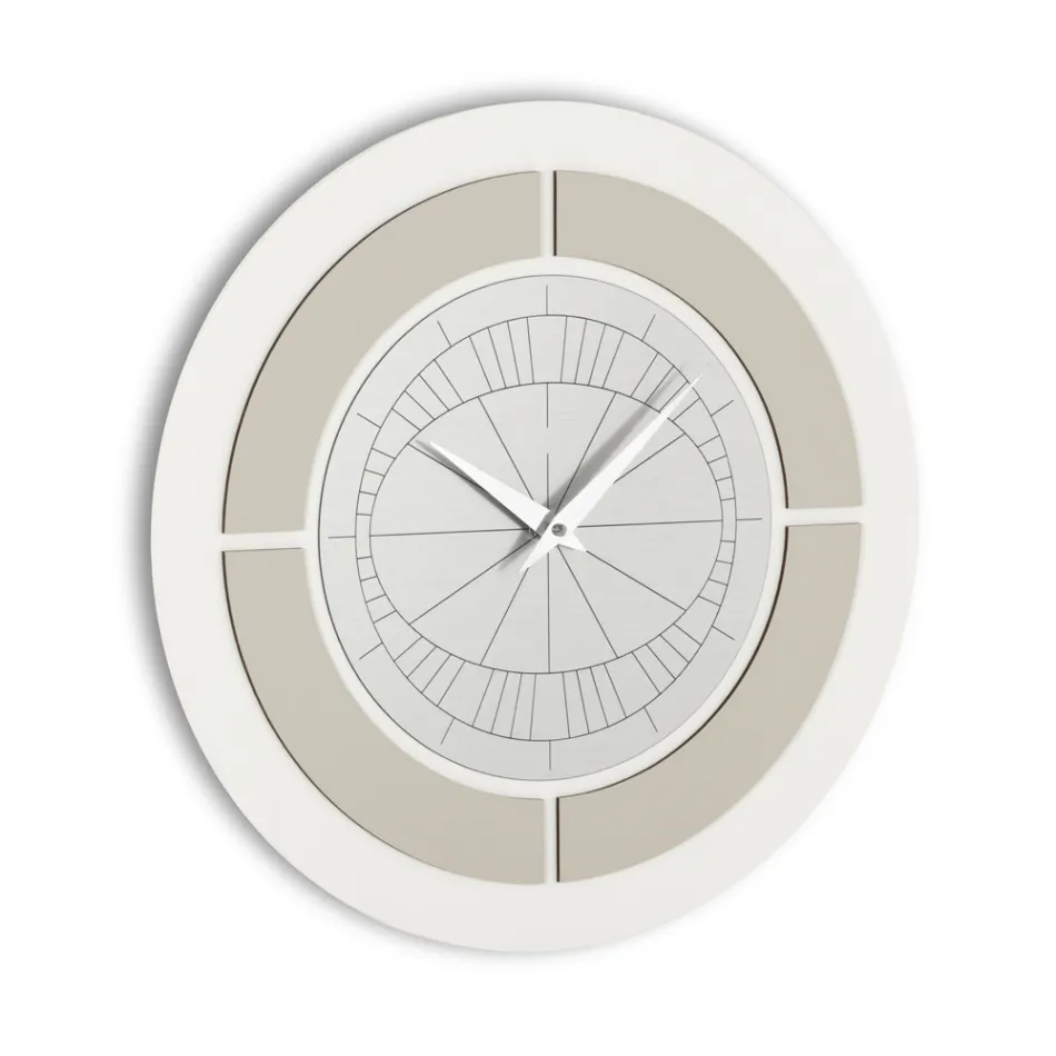 Orologio con Cornice in Rilievo e Polipropilene con Colori Diversi - Lunario Viadurini