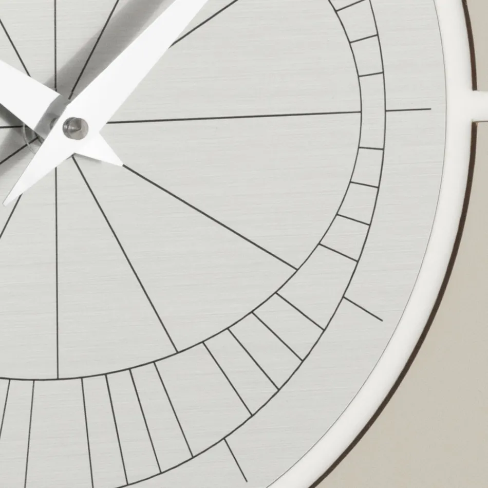 Orologio con Cornice in Rilievo e Polipropilene con Colori Diversi - Lunario Viadurini