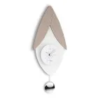 Orologio con Pendolo in Metacrilato Bisatinato Made in Italy - Great Viadurini