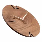 Orologio da Muro Rotondo in Legno di Quercia, Pino o Noce Made in Italy – Bethel Viadurini