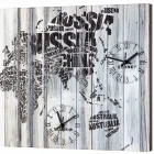 Orologio da muro stile vintage-industriale raffigurante il globo Corey Viadurini