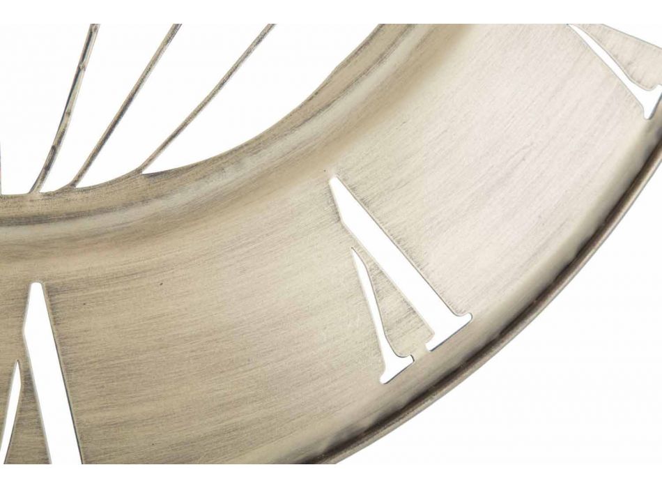 Orologio da Parete Diametro 63 cm di Design Moderno in Ferro - Telma Viadurini