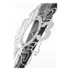 Orologio da Parete in Ferro con Punto Esclamativo Made in Italy - Lancetta Viadurini