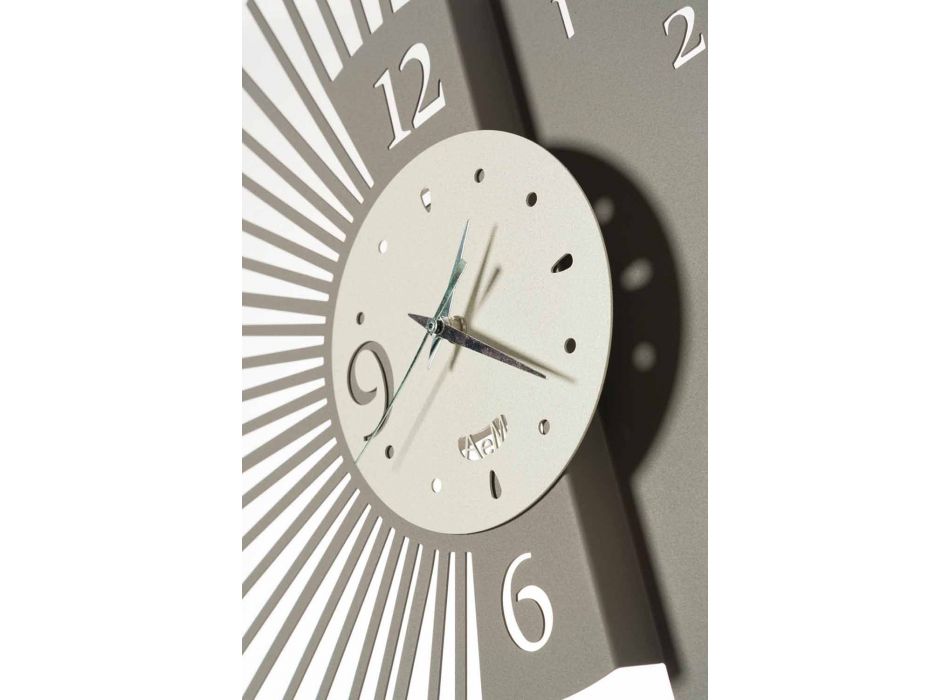 Orologio Da Parete Sagomato A Forma Di Stemma - Prodotto Ufficiale, Movimento Silenzioso - Foto 2