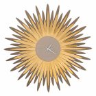 Orologio da Parete Moderno a Forma di Raggiera in Ferro Made in Italy - Fuoco  Viadurini