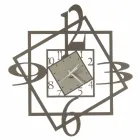 Orologio da Parete Moderno in Ferro Design Geometrico Made in Italy - Procida Viadurini